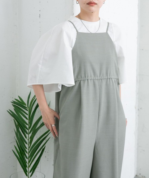 KBF(ケイビーエフ)の「ドッキングボリュームスリーブTEE(Tシャツ/カットソー・レディース・ブラック/グリーン系その他/オフホワイト・ONE)」の10枚目の写真