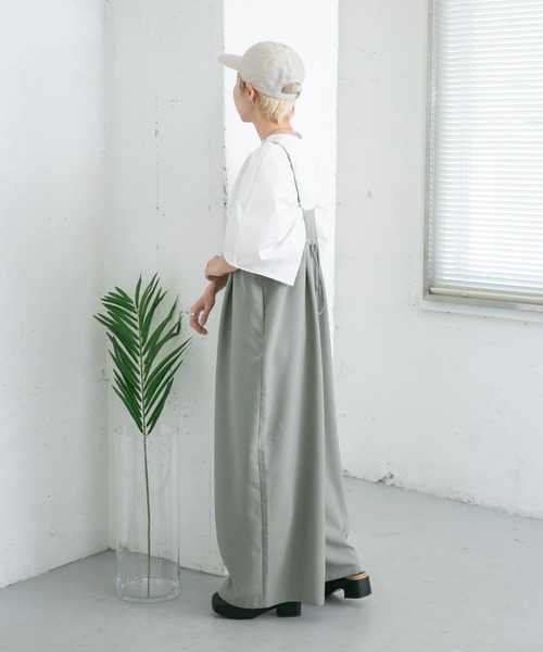 KBF(ケイビーエフ)の「ドッキングボリュームスリーブTEE(Tシャツ/カットソー・レディース・ブラック/グリーン系その他/オフホワイト・ONE)」の12枚目の写真