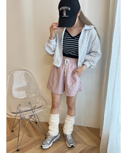 WC(ダブル シー)の「ボーダーキャミソール(キャミソール・レディース・ホワイト/ブラック・FREE)」の7枚目の写真