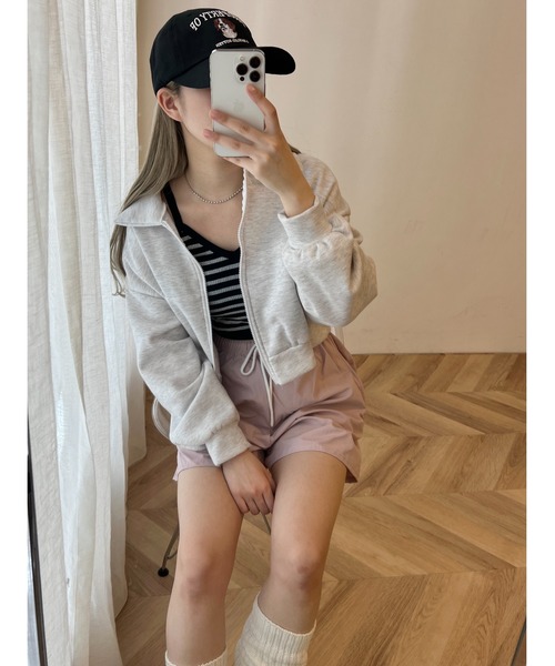 WC(ダブル シー)の「ボーダーキャミソール(キャミソール・レディース・ホワイト/ブラック・FREE)」の8枚目の写真