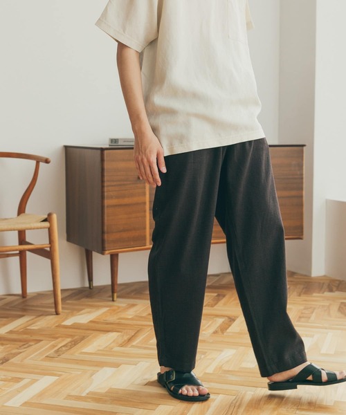 FORK&SPOON(フォークアンドスプーン)の「FORK&SPOON スモールチェックタックパンツ(その他パンツ・メンズ・ブラウン/ホワイト系その他・4/5)」の18枚目の写真