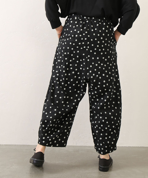 ジャーナルスタンダードラックス　リネンドットタックバルーンパンツ　Free JOURNAL STANDARD LUXE（ジャーナルスタンダード ラックス）の「リネン