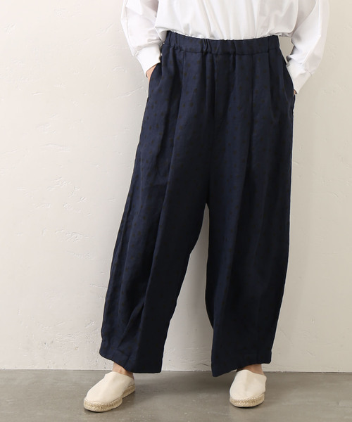 ラックス  リネンドットタックバルーンパンツ リネンドット タックバルーンパンツ（その他パンツ）｜journal