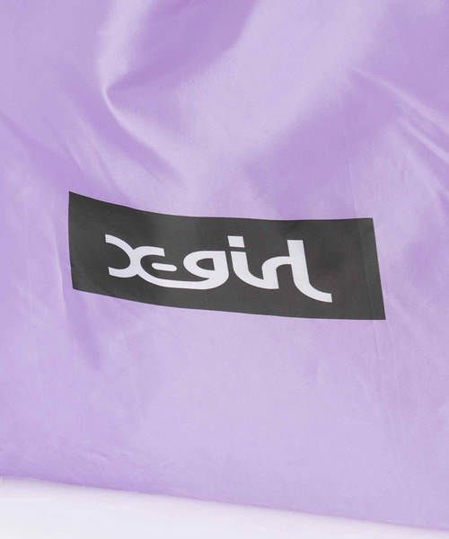 X-girl（エックスガール）の「PACKABLE BAG（エコバッグ/サブバッグ・レディース・ホワイト/ベージュ/パープル・ONE SIZE）」の4枚目の写真