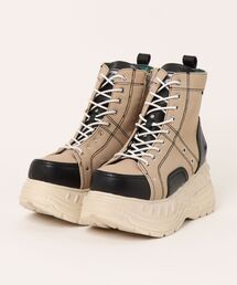 YOSUKE（ヨースケ）の「「YOSUKE/ヨースケ」メンズ厚底レースアップハイカットスニーカー（スニーカー）」