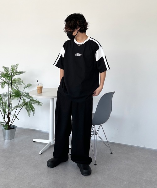 sedacle（セダクル）の「ワイドルーズシルエットスラックスパンツ（スラックス・メンズ・グレー/ブラック・SMALL/MEDIUM/LARGE）」の13枚目の写真