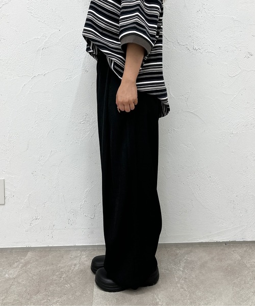 sedacle（セダクル）の「ワイドルーズシルエットスラックスパンツ（スラックス・メンズ・グレー/ブラック・SMALL/MEDIUM/LARGE）」の18枚目の写真