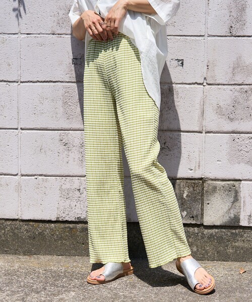 ETRETOKYO ワッシャープリーツパンツ ETRE TOKYO（エトレトウキョウ）の「ワッシャープリーツパンツ