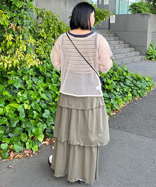 kutir（クティール）の「2wayメッシュリボンカーディガン（カーディガン/ボレロ・レディース・ライトブルー/ブラック/アイボリー・FREE）」の19枚目の写真