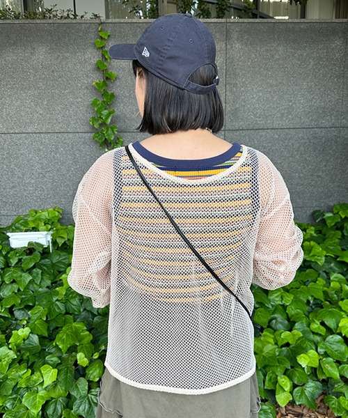kutir（クティール）の「2wayメッシュリボンカーディガン（カーディガン/ボレロ・レディース・ライトブルー/ブラック/アイボリー・FREE）」の16枚目の写真