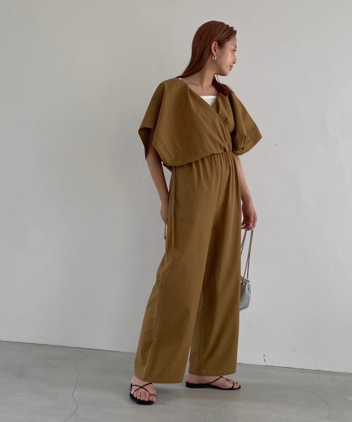 WILLFULLY（ウィルフリー）の「2way linen elaborate SK/OL（つなぎ