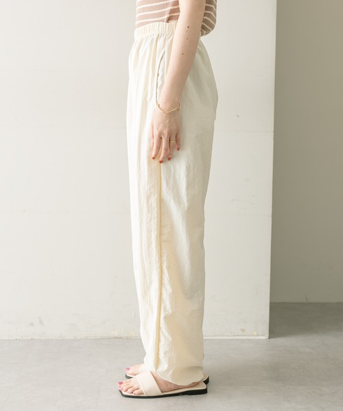 mystic（ミスティック）の「ドロストイージパンツ（カーゴパンツ・レディース・アイボリー/ピンク・FREE）」の5枚目の写真