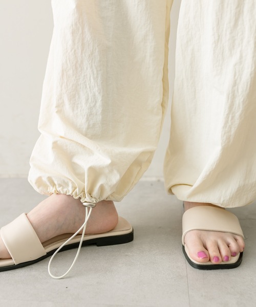 mystic（ミスティック）の「ドロストイージパンツ（カーゴパンツ・レディース・アイボリー/ピンク・FREE）」の10枚目の写真