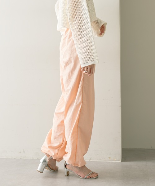 mystic（ミスティック）の「ドロストイージパンツ（カーゴパンツ・レディース・アイボリー/ピンク・FREE）」の13枚目の写真