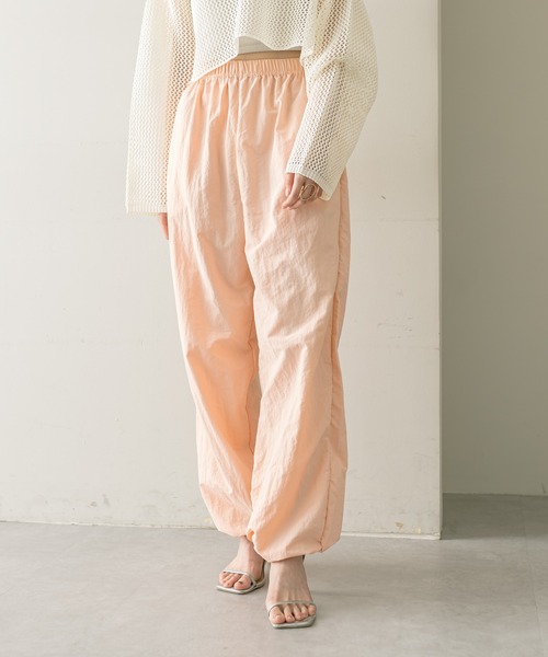 mystic（ミスティック）の「ドロストイージパンツ（カーゴパンツ・レディース・アイボリー/ピンク・FREE）」の14枚目の写真