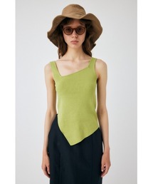 MOUSSY | ASYMMETRY HEM KNIT タンクトップ(タンクトップ)