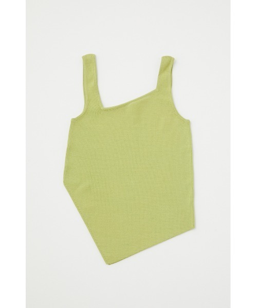 MOUSSY(マウジー)の「ASYMMETRY HEM KNIT タンクトップ(タンクトップ・レディース・レッド/オフホワイト/ライム/グレー・FREE)」の20枚目の写真