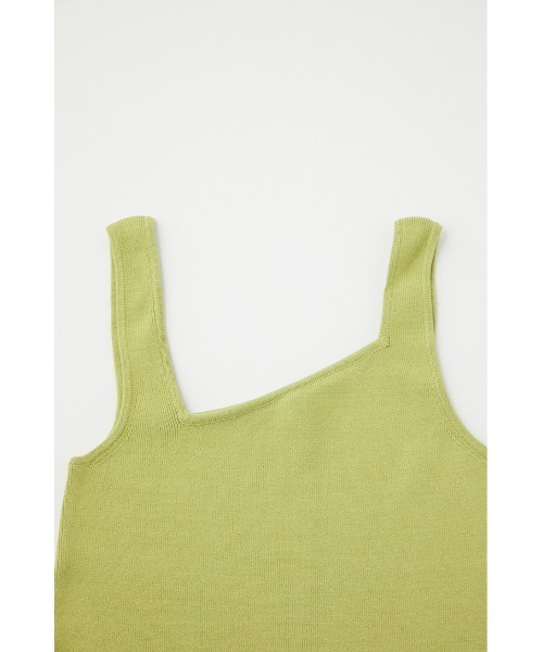 MOUSSY(マウジー)の「ASYMMETRY HEM KNIT タンクトップ(タンクトップ・レディース・レッド/オフホワイト/ライム/グレー・FREE)」の22枚目の写真