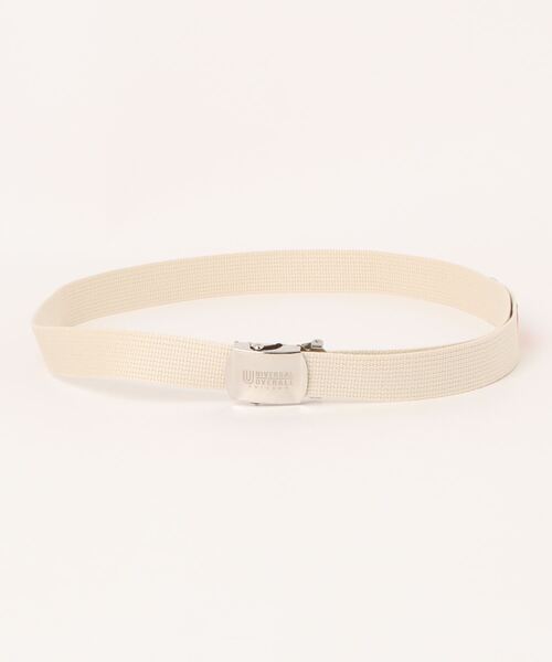 UNIVERSAL OVERALL（ユニバーサルオーバーオール）の「UNIVERSAL OVERALL / 32mm GI ACRYLIC TAPE BELT / UV0846I（ベルト・レディース・グレー/オフホワイト/ブルー/ブラック/ネイビー/イエロー/グリーン/キャメル/レッド/ピンク・FREE）」の2枚目の写真