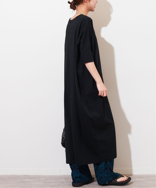 JOURNAL STANDARD relume（ジャーナルスタンダード　レリューム）の「《追加2》MVSコットンワンピース（ワンピース・レディース・グレー/ブラック・FREE）」の7枚目の写真