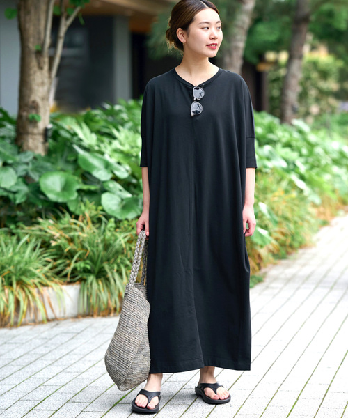 【美品】journal standard relume ブラックワンピース JOURNAL STANDARD relume（ジャーナルスタンダード レリューム