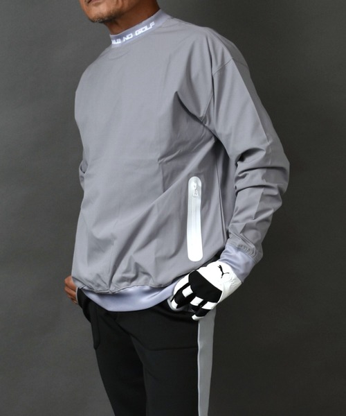 止水ポケット 付き ウィンドブレーカー ゴルフウェア ジャケット