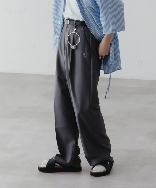 epnok(エプノック)の「ハナシシュウスラックス(スラックス・メンズ・ブラック/グレー/グリーン・SMALL/MEDIUM/LARGE)」の1枚目の写真