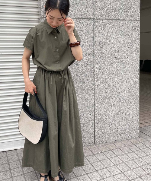 URBAN RESEARCH DOORS（アーバンリサーチドアーズ）の「ウエストマークワンピース（ワンピース・レディース・カーキ/ネイビー/ベージュ・MEDIUM）」の20枚目の写真