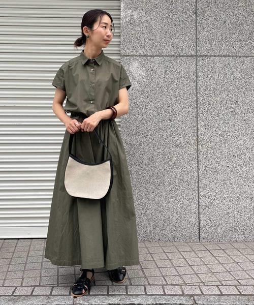 URBAN RESEARCH DOORS（アーバンリサーチドアーズ）の「ウエストマークワンピース（ワンピース・レディース・カーキ/ネイビー/ベージュ・MEDIUM）」の21枚目の写真