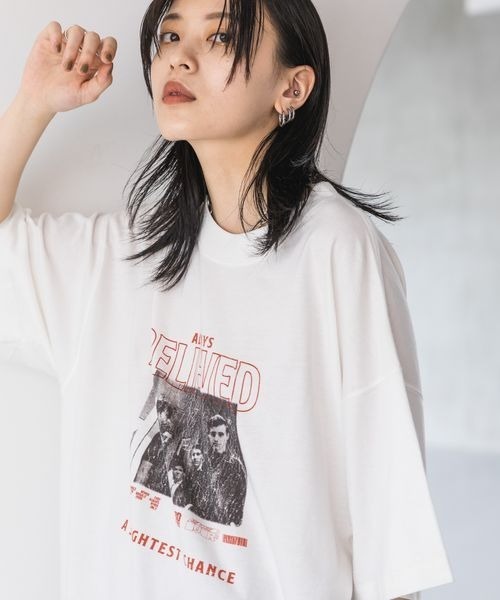 売れ筋商品|||セルフエスティーム カットソー トップス レディース Juniors' Sunshine Beach Hibiscus Tee Double Cream TOPS – Tnewties