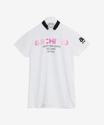 <LADIES>半袖ハイネックプル UVカット アスリートデザイン 2023年秋冬