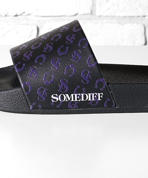 SOMEDIFF（サムディフ）の「シャワーサンダル メンズ グッズ 靴 ビーチサンダル 春服（サンダル・メンズ・ブラック/ホワイト・M/L）」の12枚目の写真
