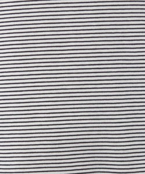 green label relaxing（グリーンレーベルリラクシング）の「L/A ポンチ ボーダー タートルネック カットソー（Tシャツ/カットソー・メンズ・ダークグレー/ベージュ・S/M/L/XL）」の9枚目の写真