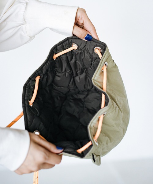 haco!（ハコ）の「haco!×NOKI 花をまとうコラボシリーズ【アンスリウム】巾着バッグ（ショルダーバッグ・レディース・ピンク/グリーン・ONE SIZE）」の22枚目の写真