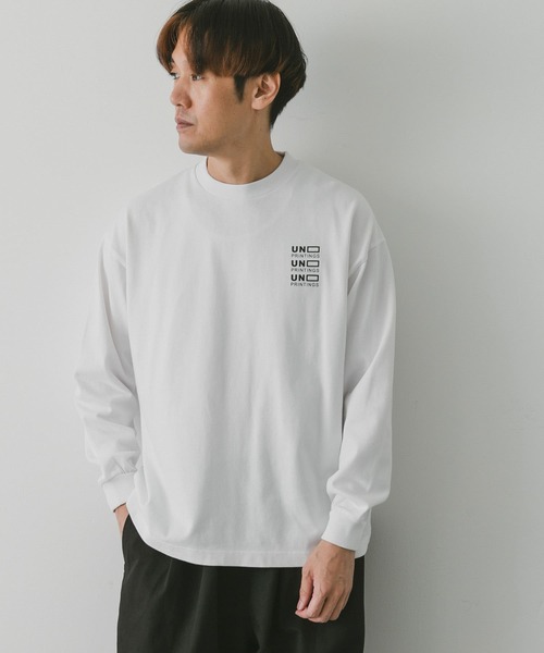 URBAN RESEARCH DOORS(アーバンリサーチドアーズ)の「企業ロゴイメージプリント Tシャツ A(Tシャツ/カットソー・メンズ・ホワイト/チャコールグレー・MEDIUM/LARGE)」の1枚目の写真