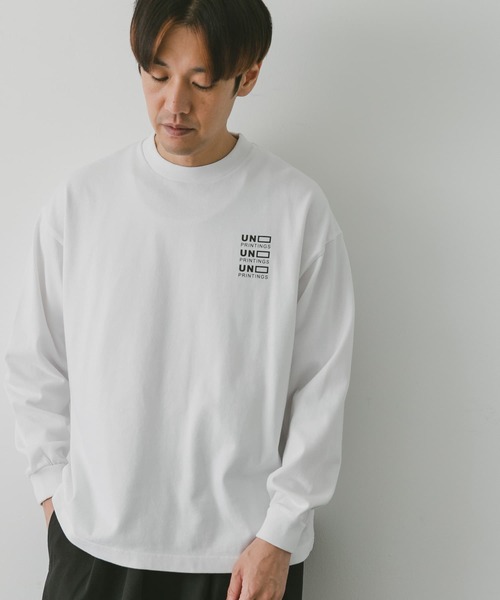 URBAN RESEARCH DOORS(アーバンリサーチドアーズ)の「企業ロゴイメージプリント Tシャツ A(Tシャツ/カットソー・メンズ・ホワイト/チャコールグレー・MEDIUM/LARGE)」の4枚目の写真