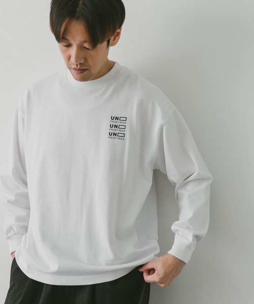 URBAN RESEARCH DOORS(アーバンリサーチドアーズ)の「企業ロゴイメージプリント Tシャツ A(Tシャツ/カットソー・メンズ・ホワイト/チャコールグレー・MEDIUM/LARGE)」の5枚目の写真