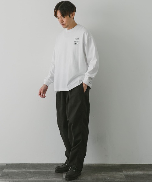 URBAN RESEARCH DOORS(アーバンリサーチドアーズ)の「企業ロゴイメージプリント Tシャツ A(Tシャツ/カットソー・メンズ・ホワイト/チャコールグレー・MEDIUM/LARGE)」の6枚目の写真