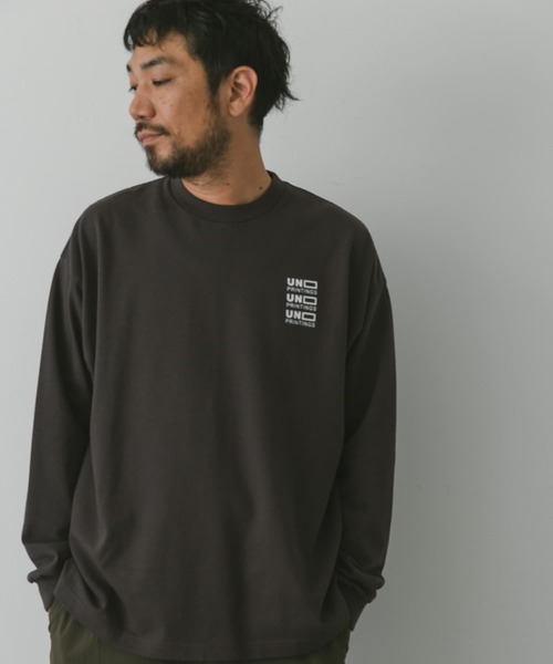 URBAN RESEARCH DOORS(アーバンリサーチドアーズ)の「企業ロゴイメージプリント Tシャツ A(Tシャツ/カットソー・メンズ・ホワイト/チャコールグレー・MEDIUM/LARGE)」の8枚目の写真
