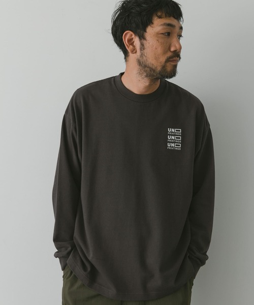 URBAN RESEARCH DOORS(アーバンリサーチドアーズ)の「企業ロゴイメージプリント Tシャツ A(Tシャツ/カットソー・メンズ・ホワイト/チャコールグレー・MEDIUM/LARGE)」の9枚目の写真