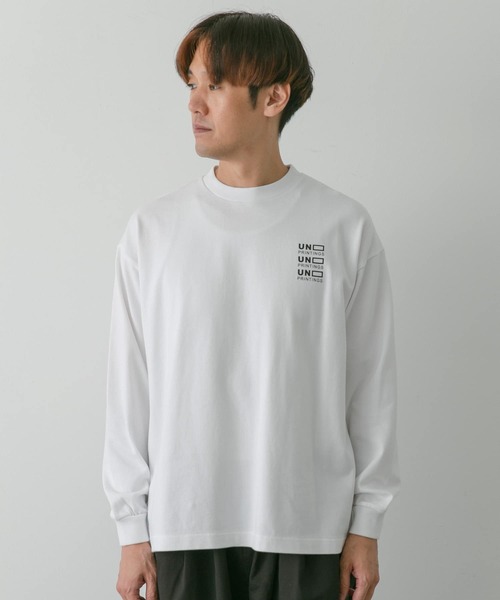 URBAN RESEARCH DOORS(アーバンリサーチドアーズ)の「企業ロゴイメージプリント Tシャツ A(Tシャツ/カットソー・メンズ・ホワイト/チャコールグレー・MEDIUM/LARGE)」の12枚目の写真