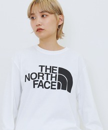 【 海外流通モデル 】 THE NORTH FACE / ノースフェイス Men's L/S Half Dome Tee ハーフドーム ロゴ ロンT
