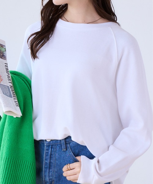 Ada.(エイダ)の「ラグランサイドスリットプルオーバー(Tシャツ/カットソー・レディース・ホワイト/ブラック/グレー・FREE)」の16枚目の写真