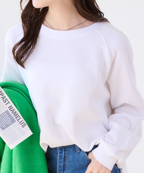 Ada.(エイダ)の「ラグランサイドスリットプルオーバー(Tシャツ/カットソー・レディース・ホワイト/ブラック/グレー・FREE)」の13枚目の写真
