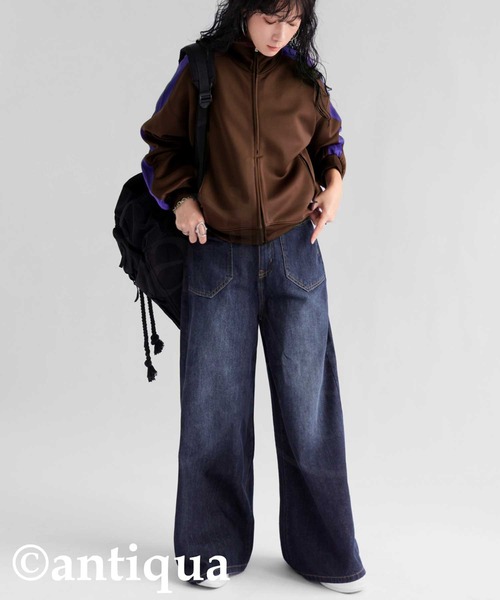 ジャケット・アウター ilia* ライン配色ジャケット（その他アウター）｜antiqua（アンティカ）の