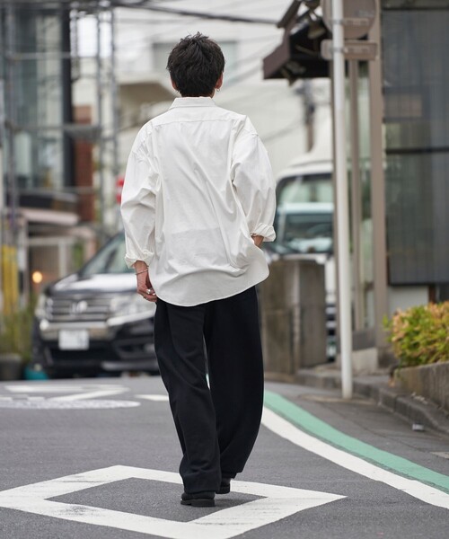 U.S. POLO ASSN.（ユーエスポロアッスン）の「U.S. POLO ASSN./ユーエスポロアッスン 別注ワンポイント刺繍ロゴスウェットパンツ/ワイドパンツ/ユニセックス(限定展開)（スウェットパンツ・メンズ・ライトグレー/オフホワイト/ブラック/ネイビー・LARGE/SMALL/MEDIUM）」の12枚目の写真