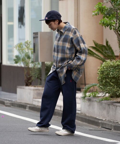 U.S. POLO ASSN.（ユーエスポロアッスン）の「U.S. POLO ASSN./ユーエスポロアッスン 別注ワンポイント刺繍ロゴスウェットパンツ/ワイドパンツ/ユニセックス(限定展開)（スウェットパンツ・メンズ・ライトグレー/オフホワイト/ブラック/ネイビー・LARGE/SMALL/MEDIUM）」の22枚目の写真