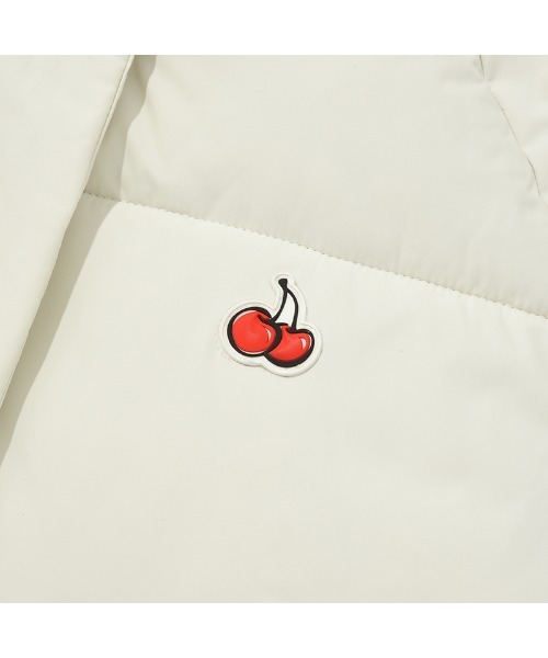 KIRSH（キルシー）の「KIRSH CHERRY LONG PADDING/キルシー チェリー ロングペディン（ダウンジャケット/コート・レディース・アイボリー/ブラック/ライトブルー・ONE SIZE）」の15枚目の写真