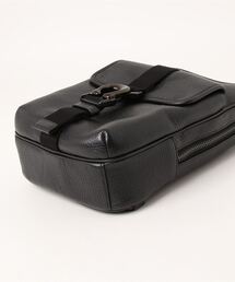 極美品　コーチ　ウエストポーチ　ボディバッグ　ネイビー　ペプルドレザー　6488 COACH - 【COACH】コーチ ウエストバッグ ボディバッグ