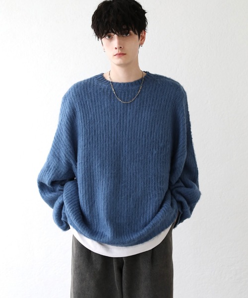 モヘアライクオーバーサイズニット（ニット/セーター）｜ASTRONOMY